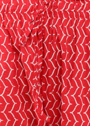 Red Pure Cotton Straight Feeding Kurta Set with Dupatta