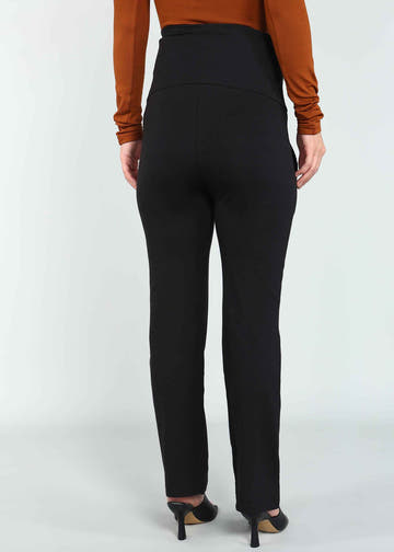 Black Supima Cotton Maternity Pants