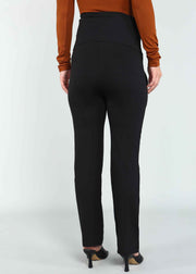 Black Supima Cotton Maternity Pants