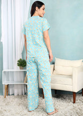 Pastel Floral Feeding Night Suit