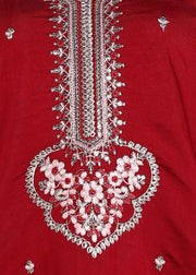 Marroon Festive Straight Feeding Kurta Set with Dupatta