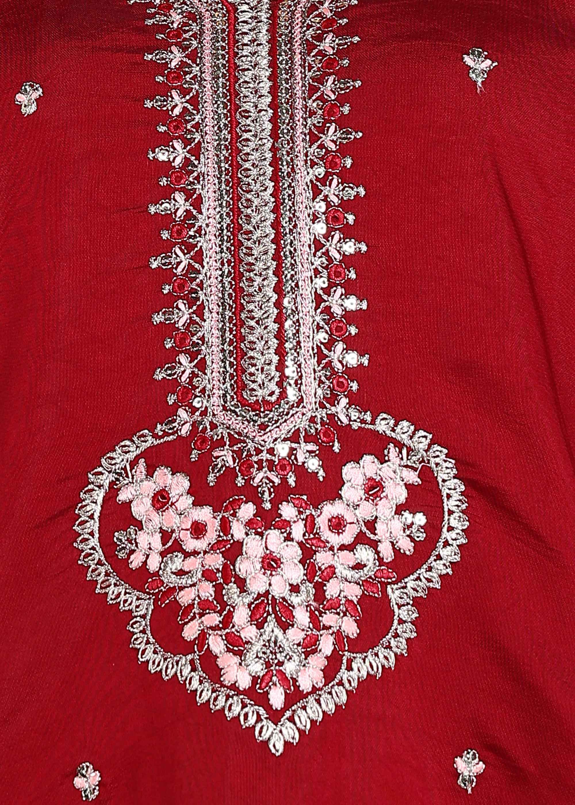 Marroon Festive Straight Feeding Kurta Set with Dupatta