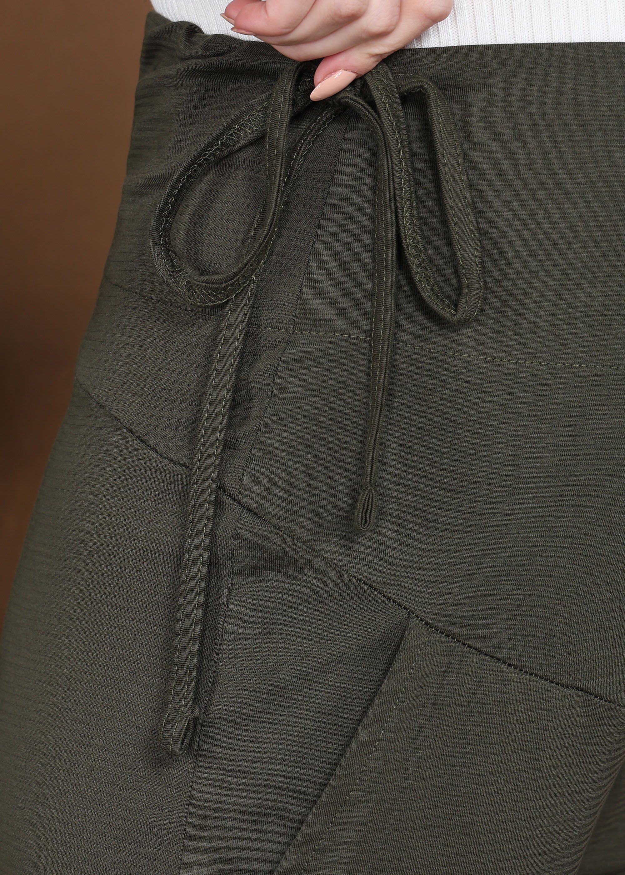 Olive Supima Cotton Maternity Pants
