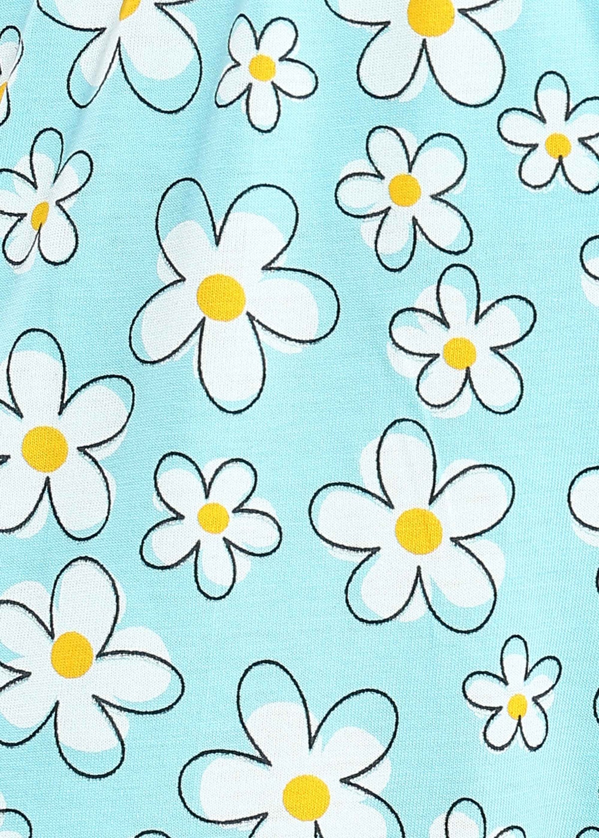 Pastel Floral Feeding Night Suit