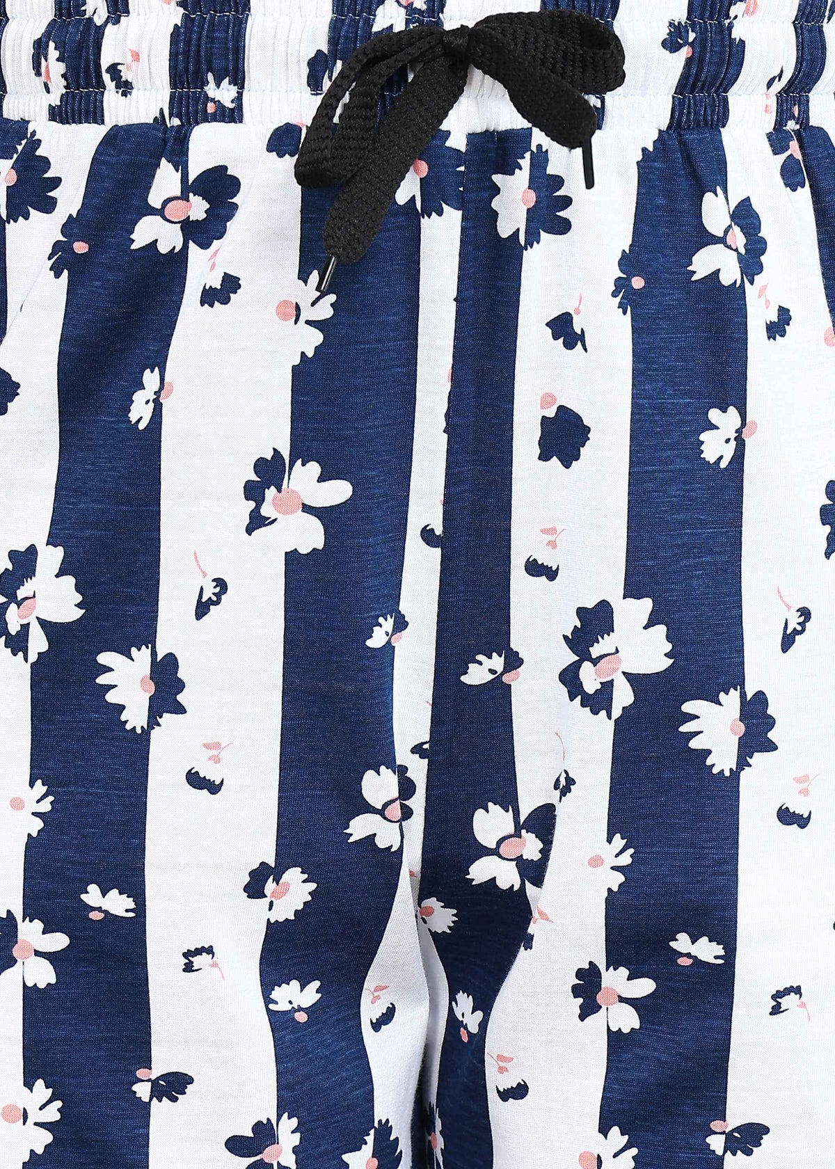 Striped Maternity and Feeding Night Suit