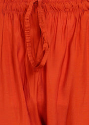 Rust Orange Festive Straight Feeding Kurta Set with Dupatta