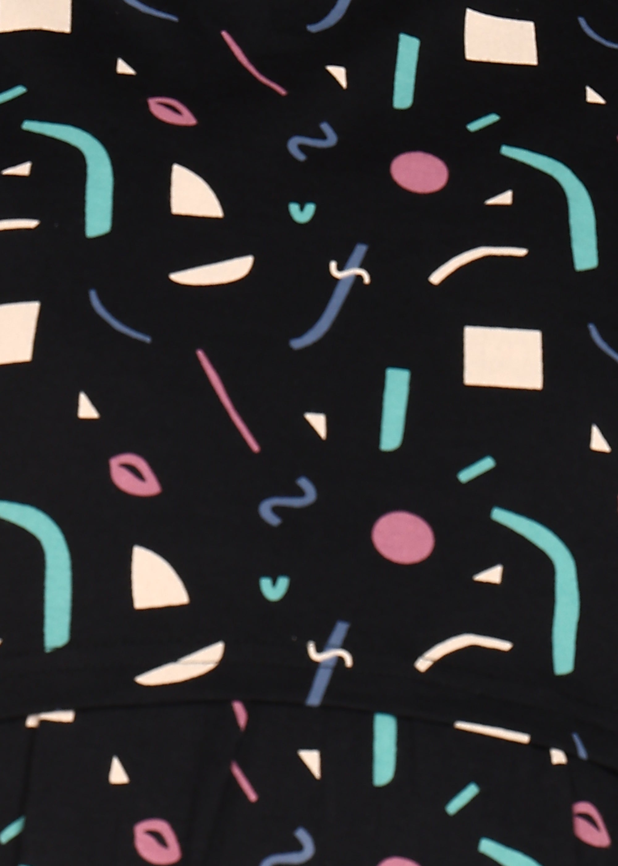 Black-Confetti-KnittedCotton-Maternity-Loungewear-Dress