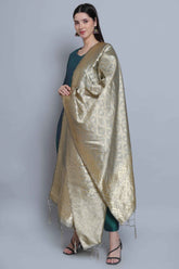 Green Festive Straight Feeding Kurta Set with Dupatta