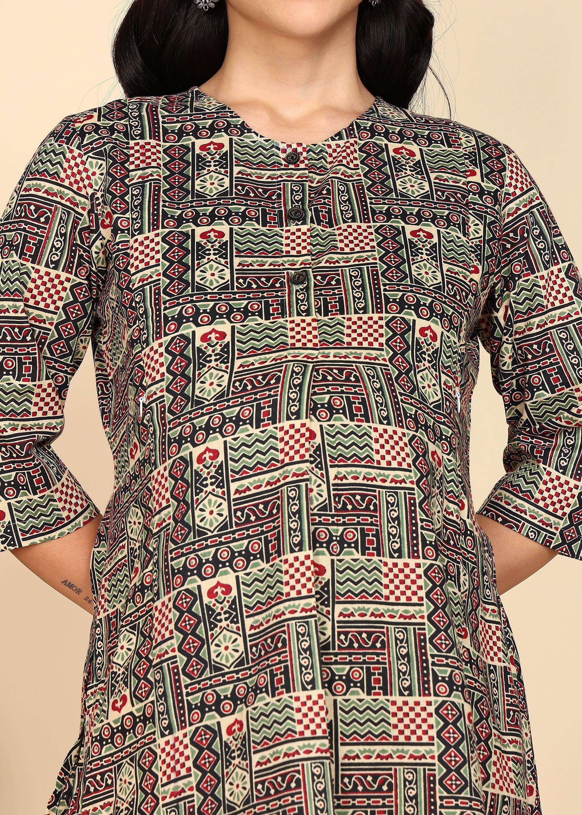 Multicolor-Pure-Cotton-Maternity-Feeding-Co-ord-Set