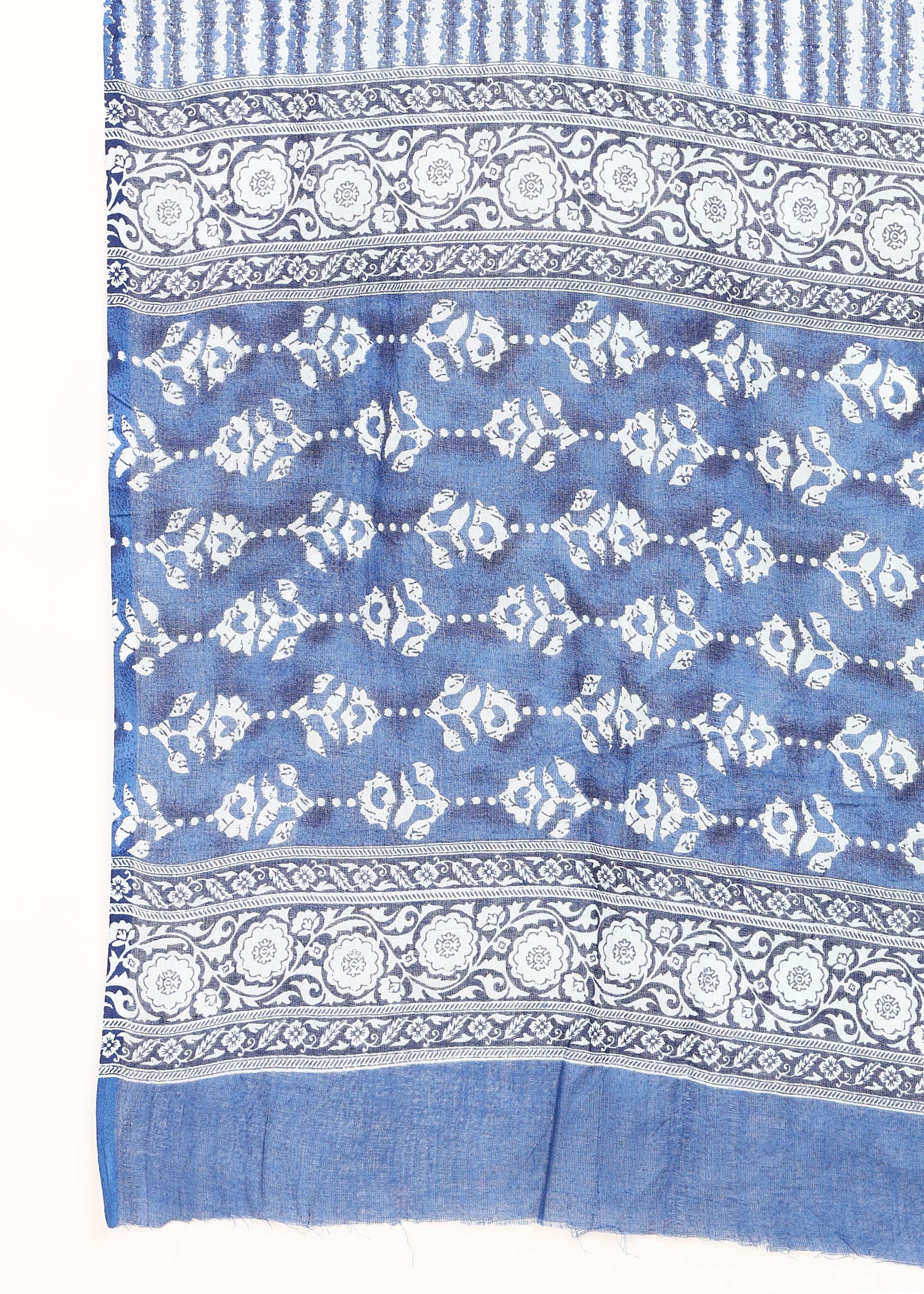 NavyBlue-Maternity-Feeding-KurtaSet-Dupatta