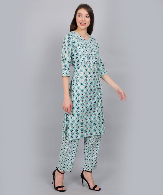 Pastel-Green-PureCotton-StraightFeeding-KurtaSet