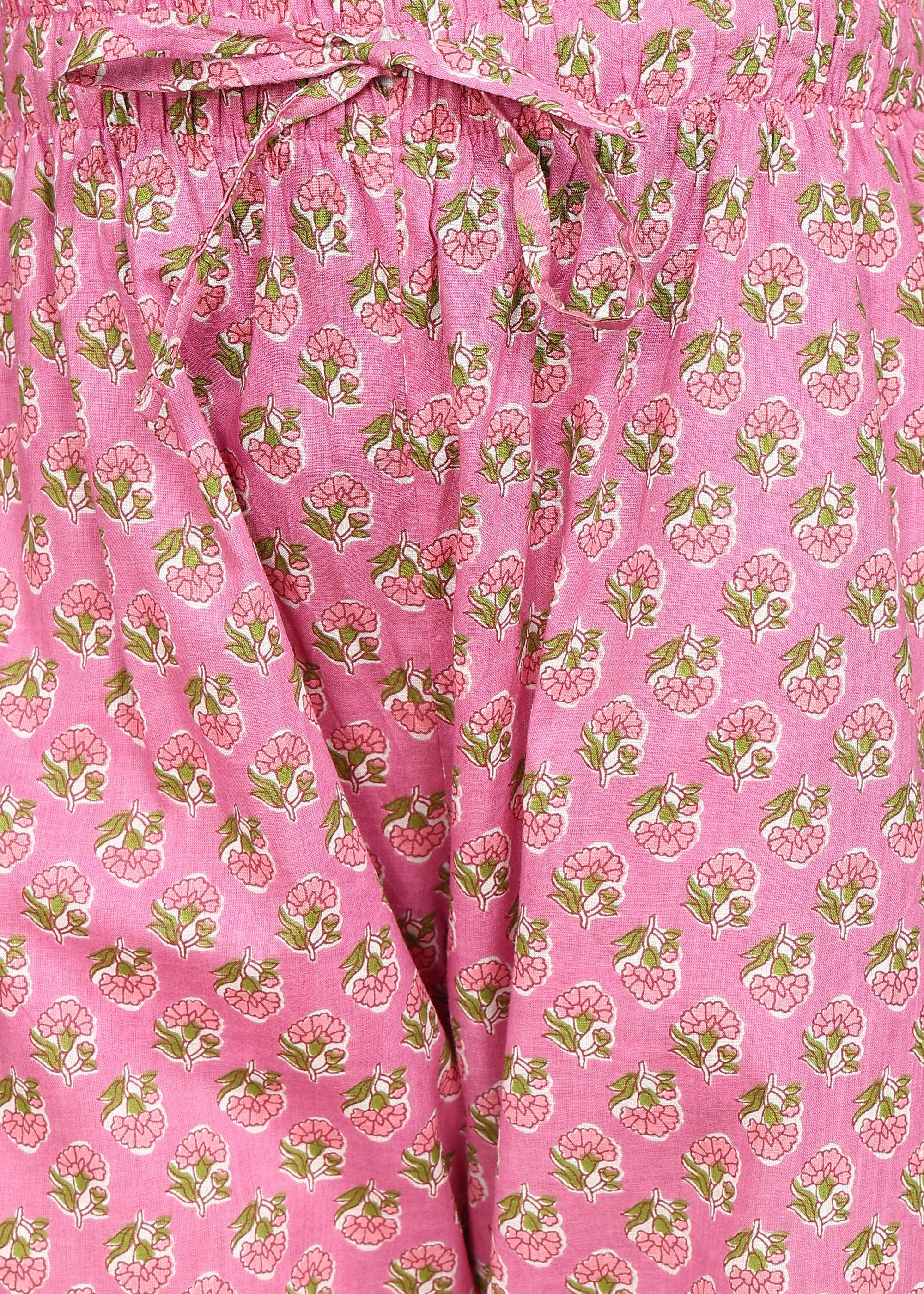 Pink-Maternity-Feeding-KurtaSet-Dupatta