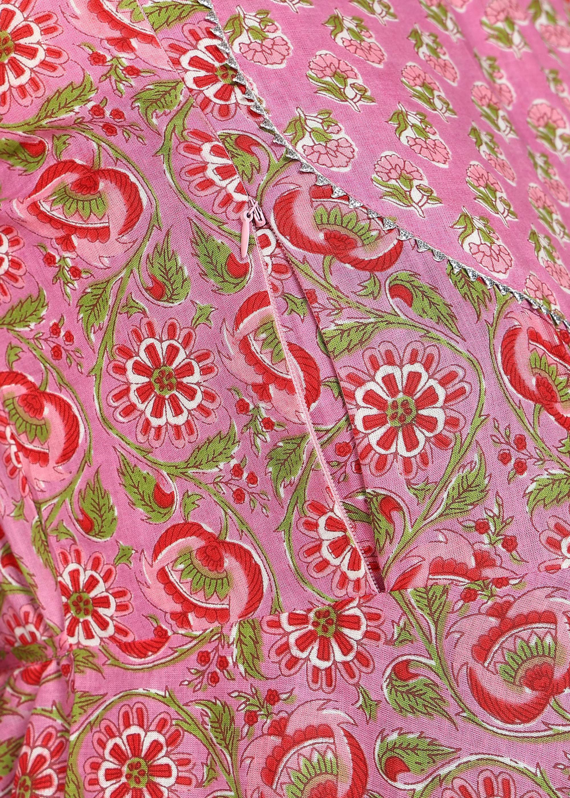 Pink-Maternity-Feeding-KurtaSet-Dupatta