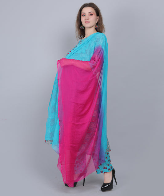 PureCotton-Aqua-Maternity-Feeding-KurtaSet-Dupatta