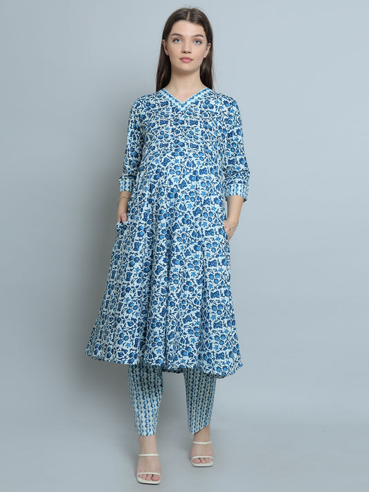 PureCotton-Indigo-Maternity-Feeding-KurtaSet