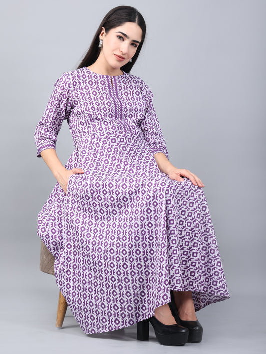 Purple-PureCotton-Maternity-Feeding-KurtaSet