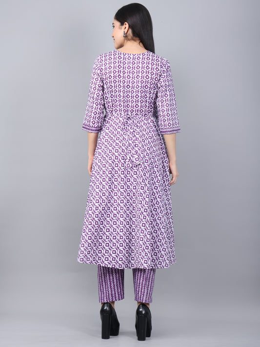 Purple-PureCotton-Maternity-Feeding-KurtaSet