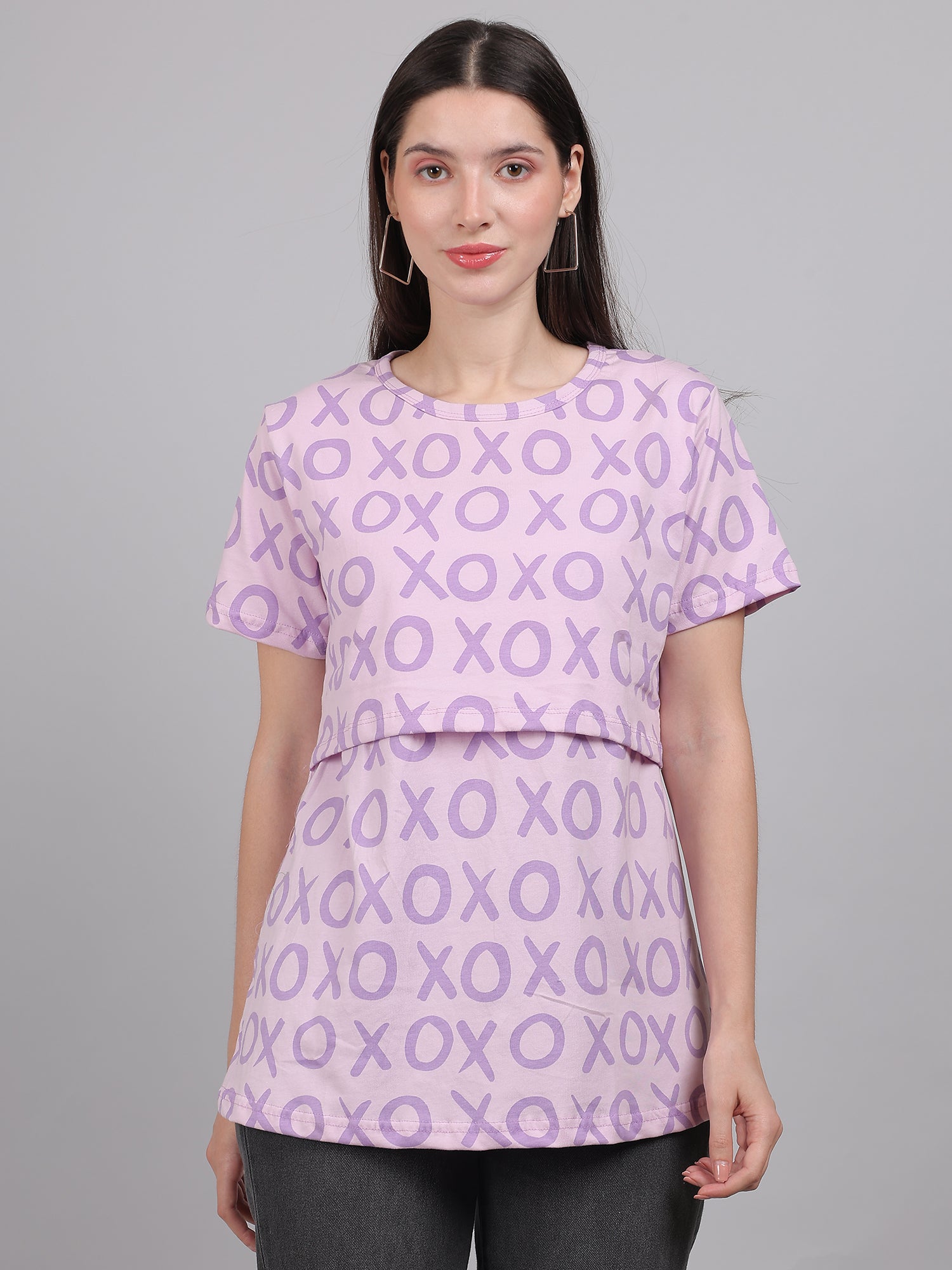 Purple-Zipless-Feeding-T-Shirt-Top