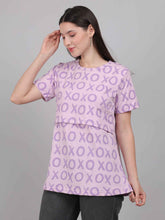 Purple Zipless Feeding T-Shirt