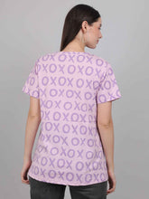 Purple Zipless Feeding T-Shirt