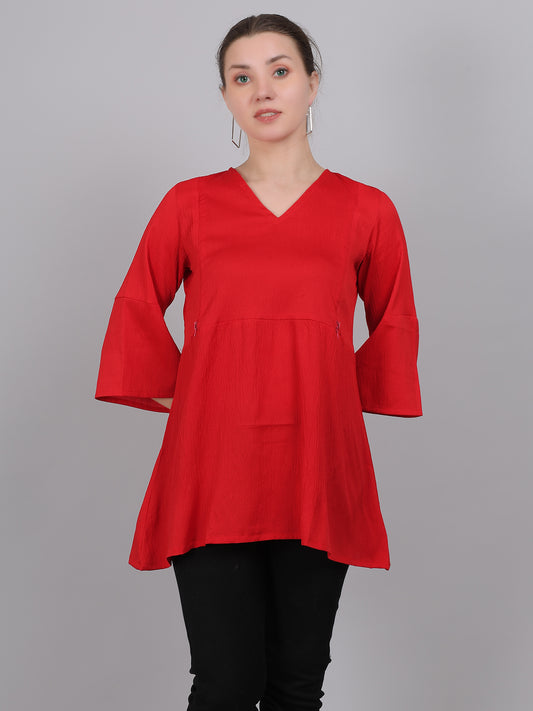 Red-Feeding-Top-2-way-Zipper