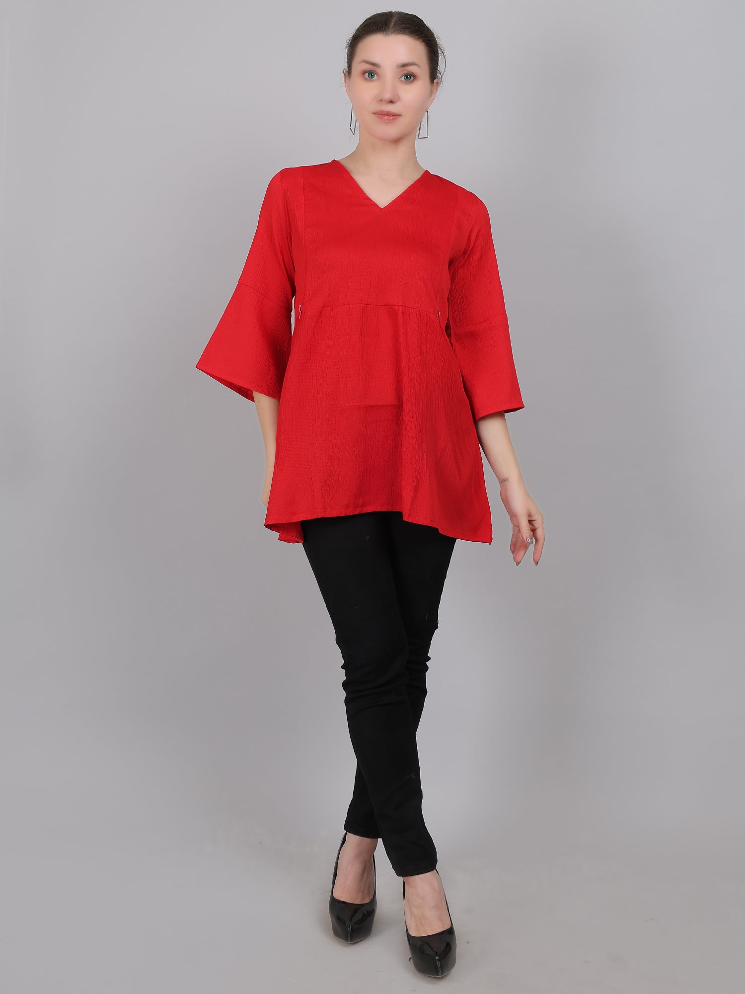 Red-Feeding-Top-2-way-Zipper