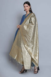 Teal Blue Festive Maternity and Feeding Kurta Set With Dupatta