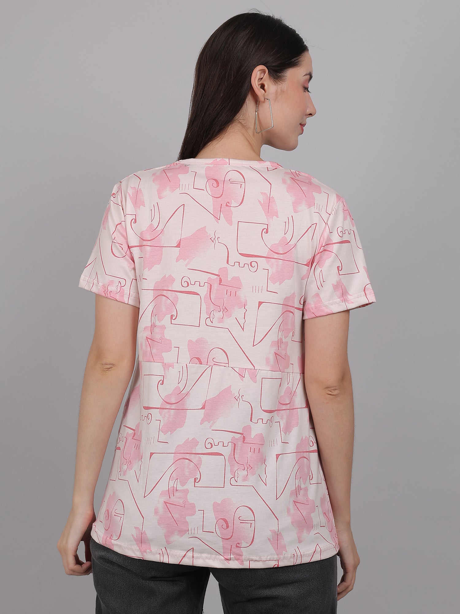 White-Pink-Zipless-Feeding-T-Shirt-Top