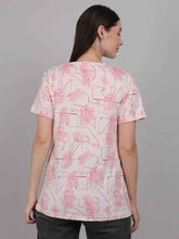 White and Pink Zipless Feeding T-Shirt