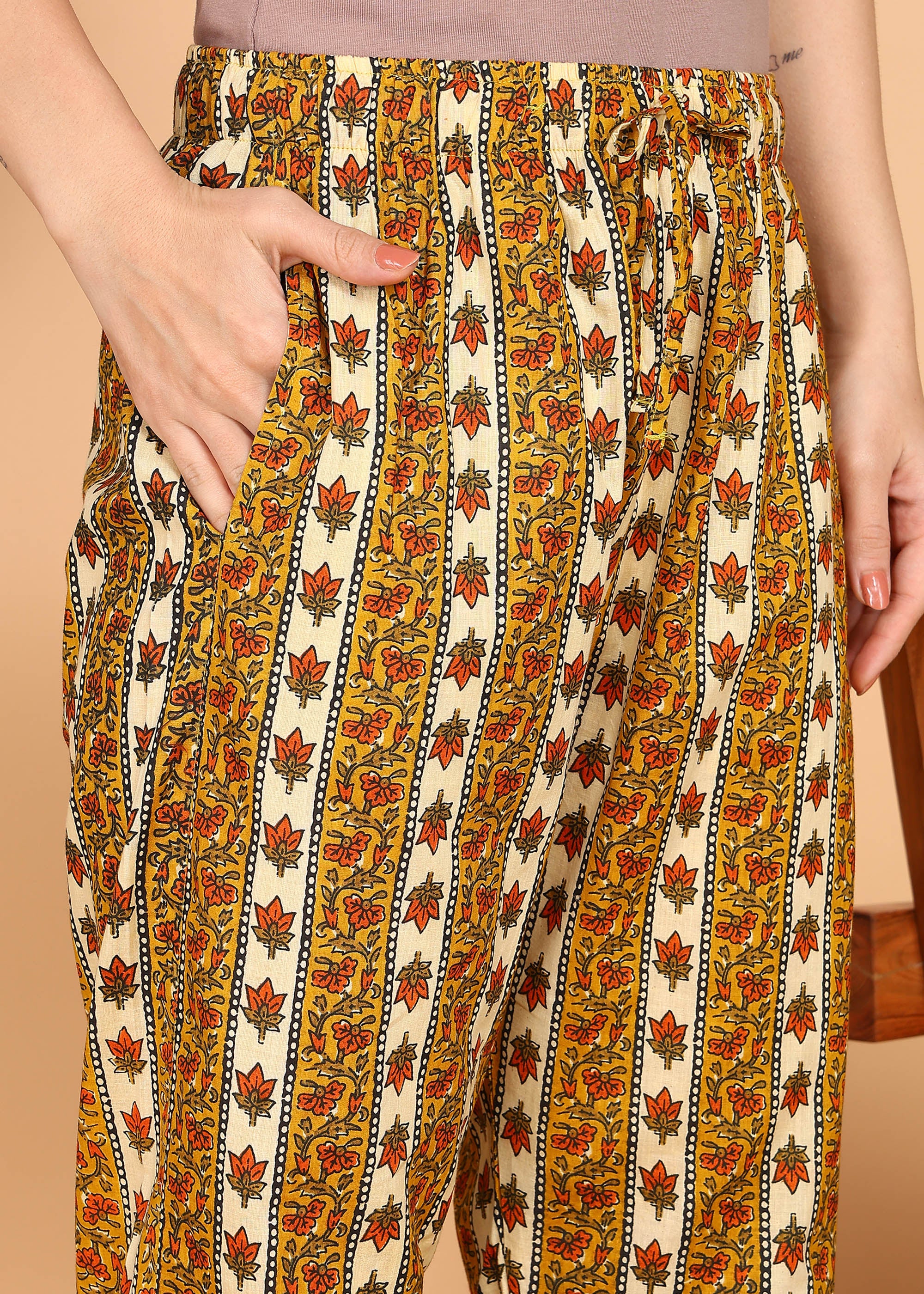 Yellow-PureCotton-Straight-Feeding-KurtaSet-Dupatta