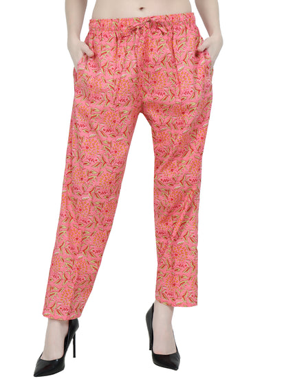 Maternity and Feeding Night Suit | Pure Cotton | Pink