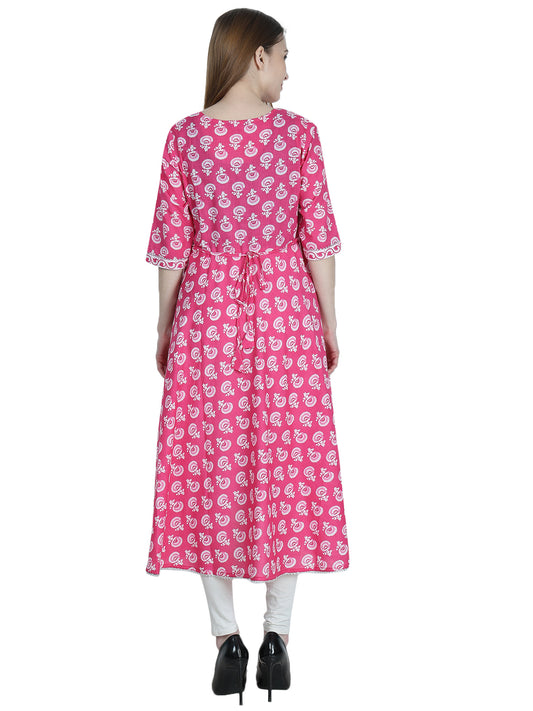 Pink-PureCotton-Maternity-Feeding-Kurti