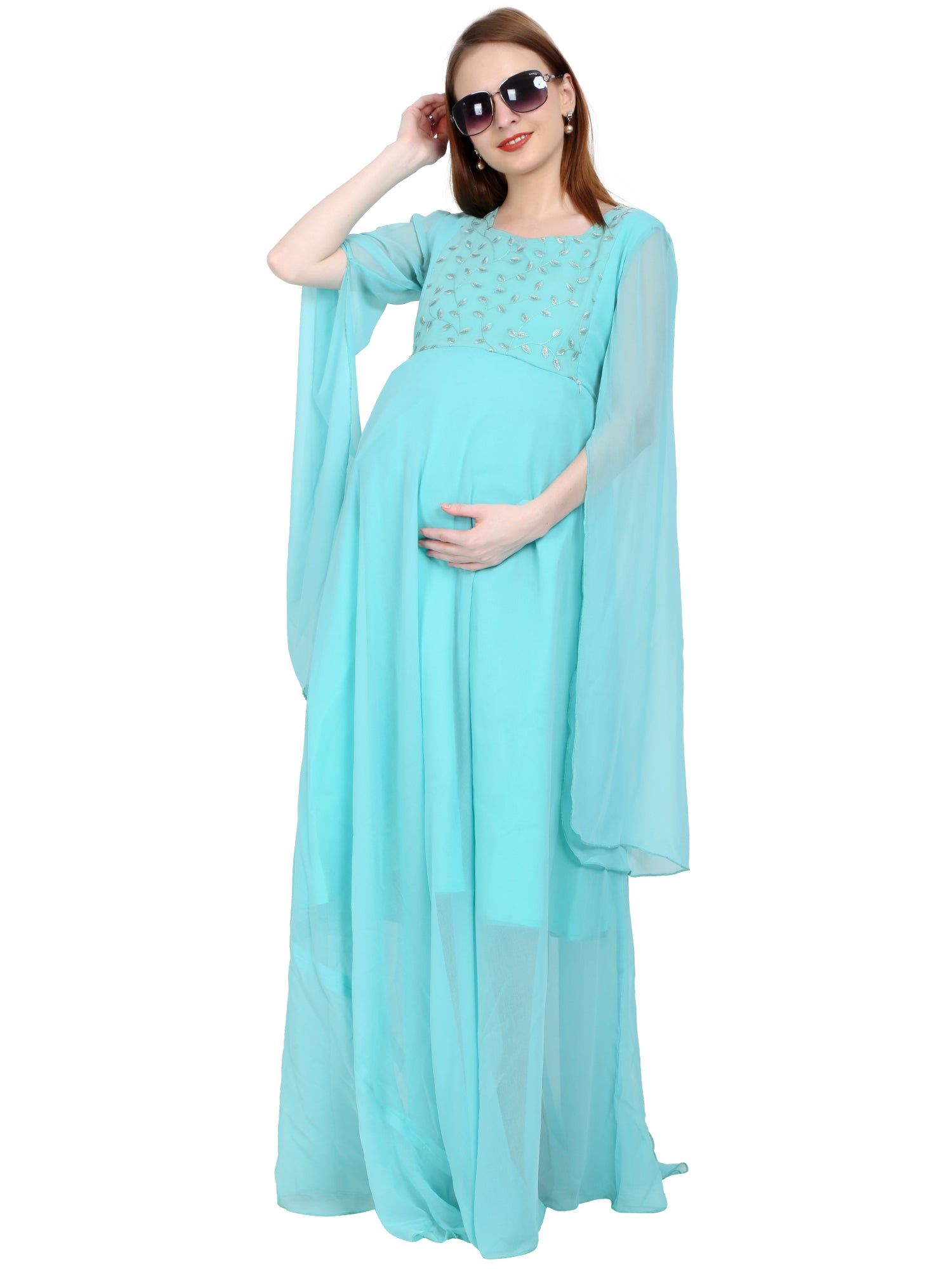 Buy BOTH SIDE ZIP for Breastfeeding, Floral Maternity Nursing, Blue  Pregnancy Dress Woman, Zip for Baby Feeding Daily Wear Kurti, Church Nursing  Online in India - Etsy